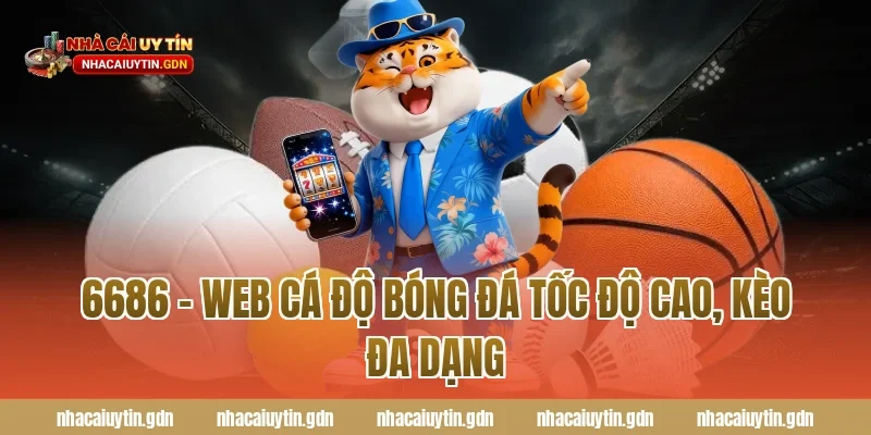6686 – Web cá độ bóng đá tốc độ cao, kèo đa dạng