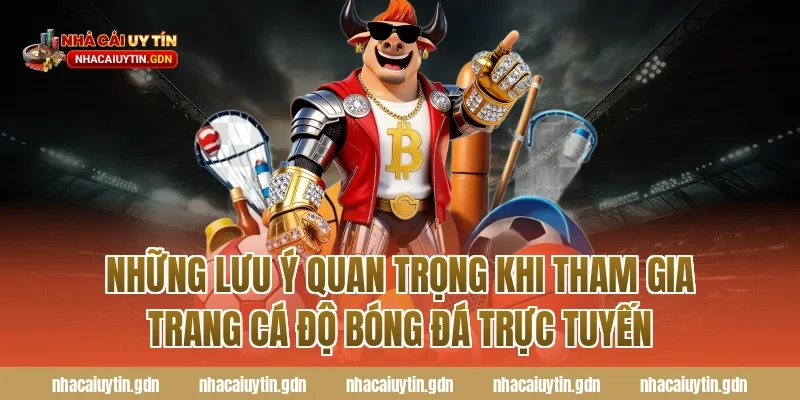Những lưu ý quan trọng khi tham gia trang cá độ bóng đá trực tuyến