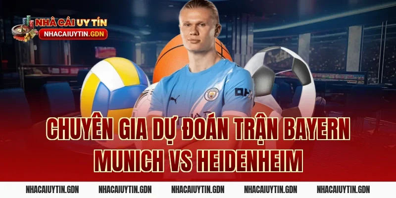 Chuyên gia dự đoán trận Bayern Munich vs Heidenheim