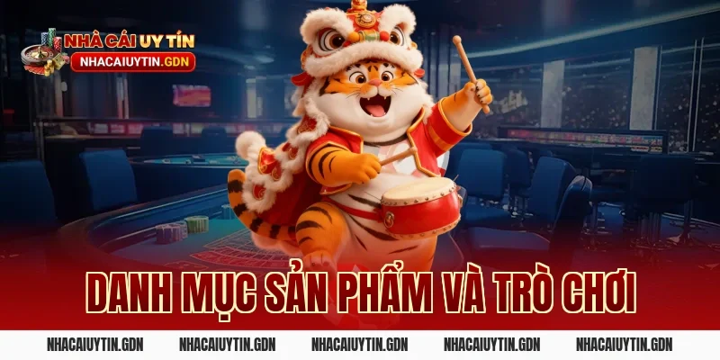 Danh mục sản phẩm và trò chơi