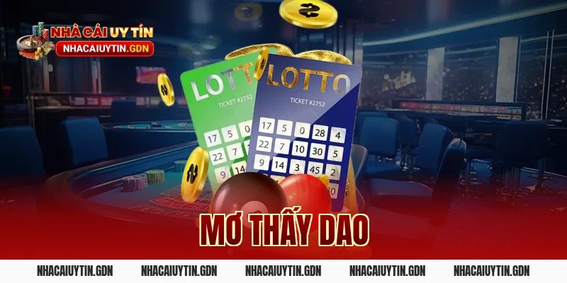 mơ thấy dao