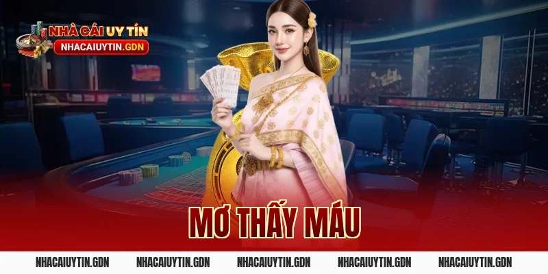 mơ thấy máu