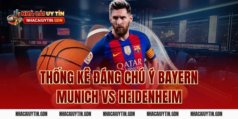 Thống kê đáng chú ý Bayern Munich vs Heidenheim